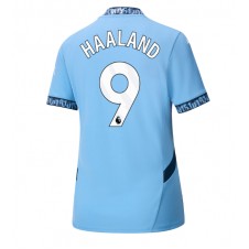 Manchester City Erling Haaland #9 Hjemmedrakt Kvinner 2024-25 Kortermet